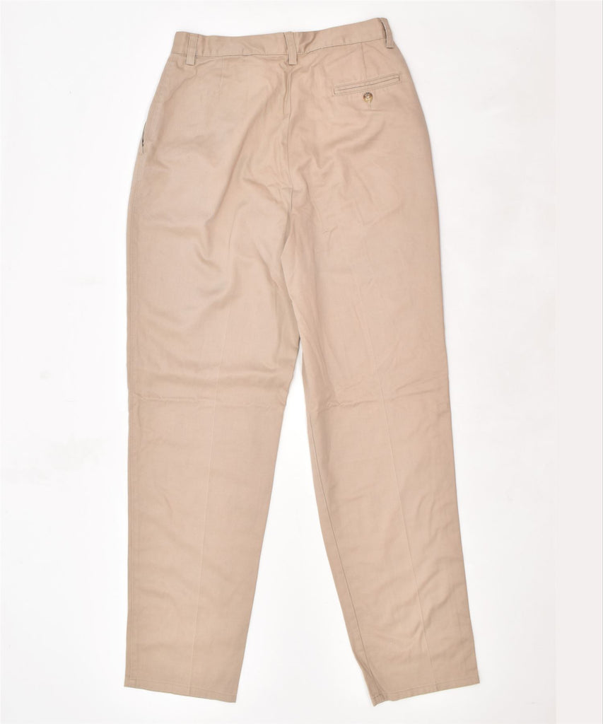 EDDIE BAUER Womens Classic Fit Casual Trousers UK 12 Medium W30 L33 Beige | Vintage | Thrift | Second-Hand | Used Clothing | Messina Hembry 