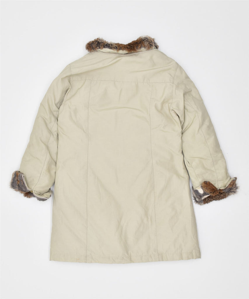 WOOLRICH Girls Parka Jacket 9-10 Years Beige Nylon | Vintage | Thrift | Second-Hand | Used Clothing | Messina Hembry 