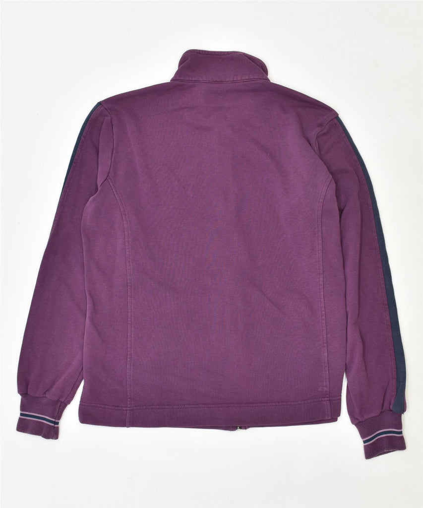 CHAMPION Womens Tracksuit Top Jacket UK 16 Large Purple Cotton | Vintage | Thrift | Second-Hand | Used Clothing | Messina Hembry 