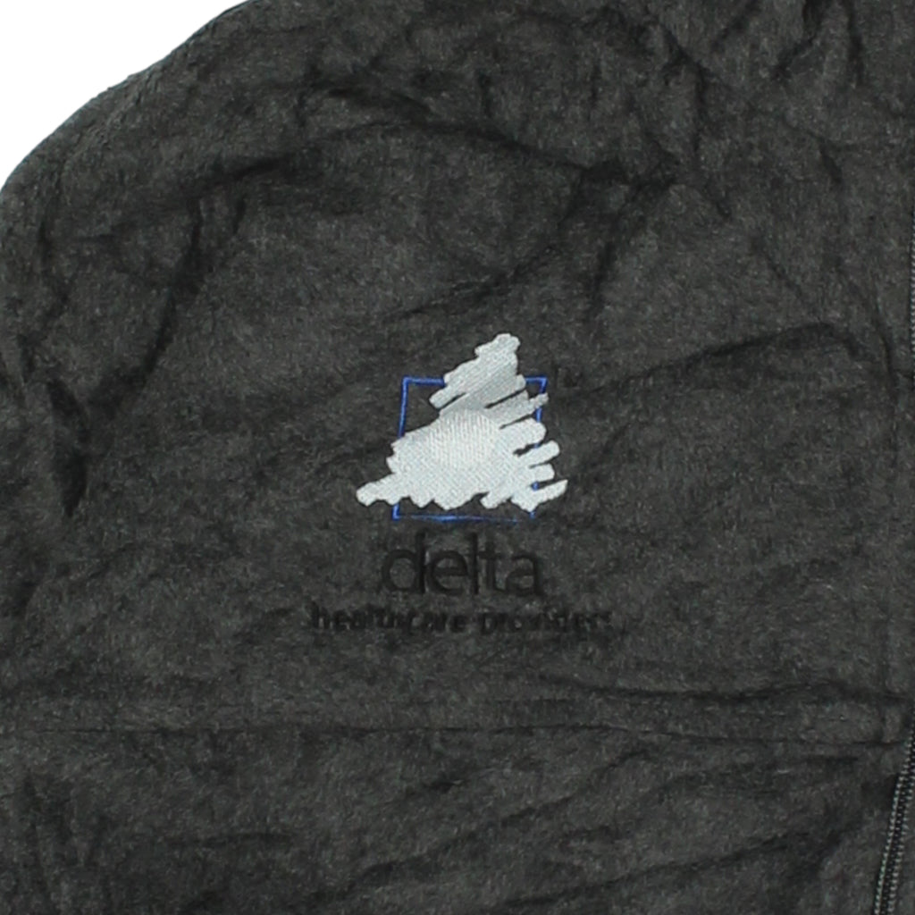 Delta Healthcare Providers Columbia Fleece Jacket | Vintage Grey XL VTG | Vintage Messina Hembry | Thrift | Second-Hand Messina Hembry | Used Clothing | Messina Hembry 