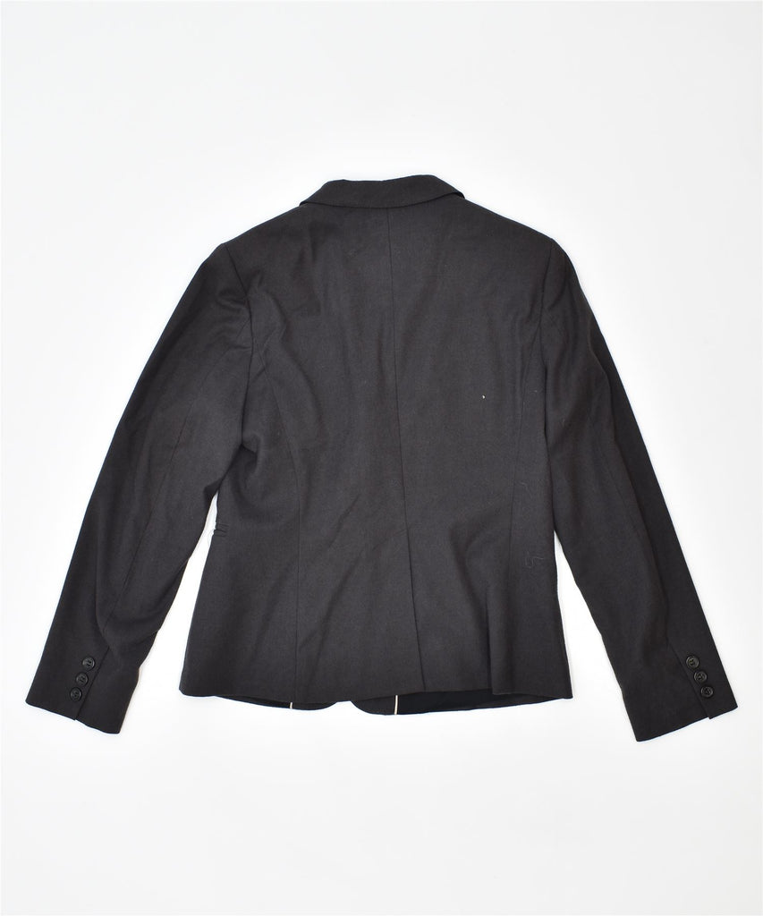 MARELLA Womens 2 Button Blazer Jacket UK 16 Large Grey Polyester | Vintage | Thrift | Second-Hand | Used Clothing | Messina Hembry 