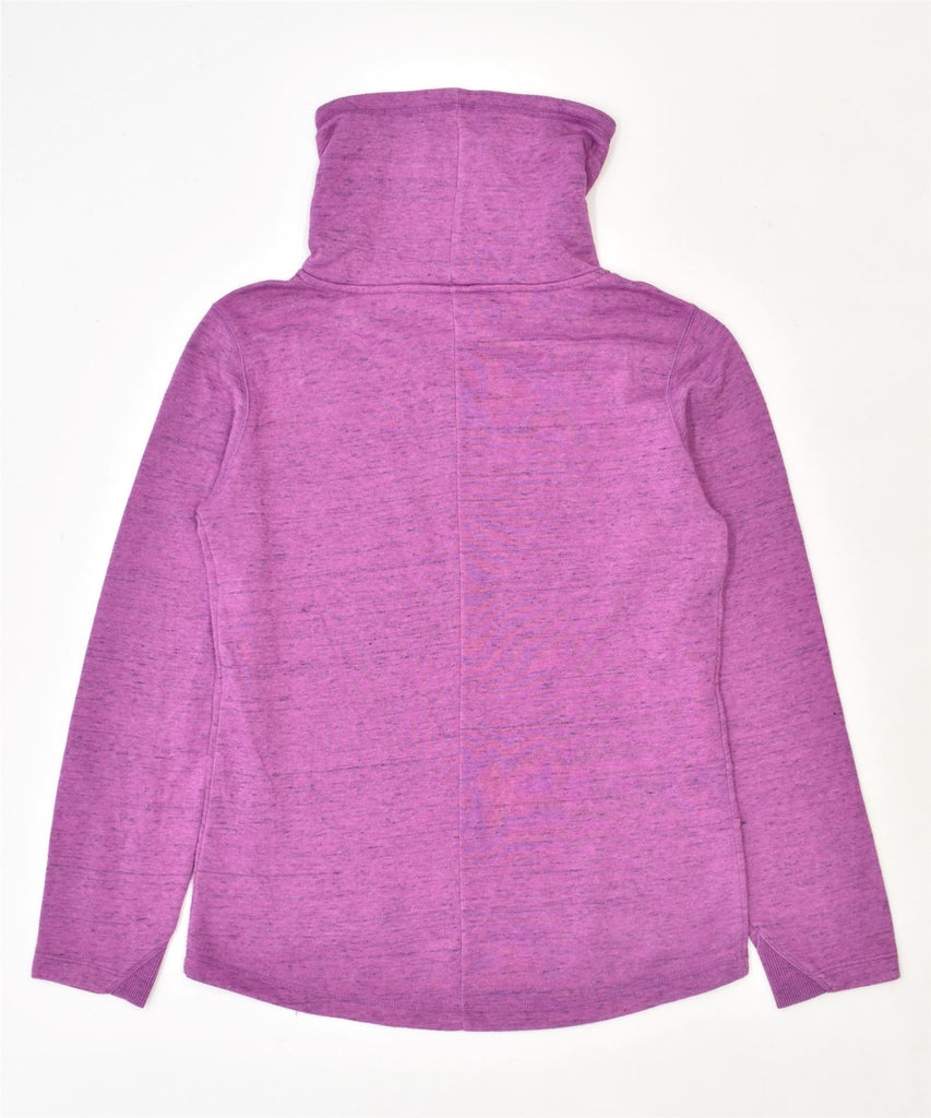 CHAMPION Womens Sweatshirt Jumper UK 14 Large Purple Cotton | Vintage | Thrift | Second-Hand | Used Clothing | Messina Hembry 