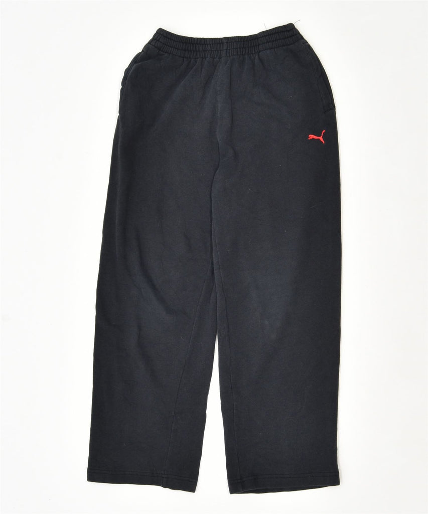 PUMA Girls Graphic Tracksuit Trousers 6-7 Years Small Black Cotton Sports | Vintage | Thrift | Second-Hand | Used Clothing | Messina Hembry 