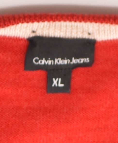 Red calvin klein sale sweater