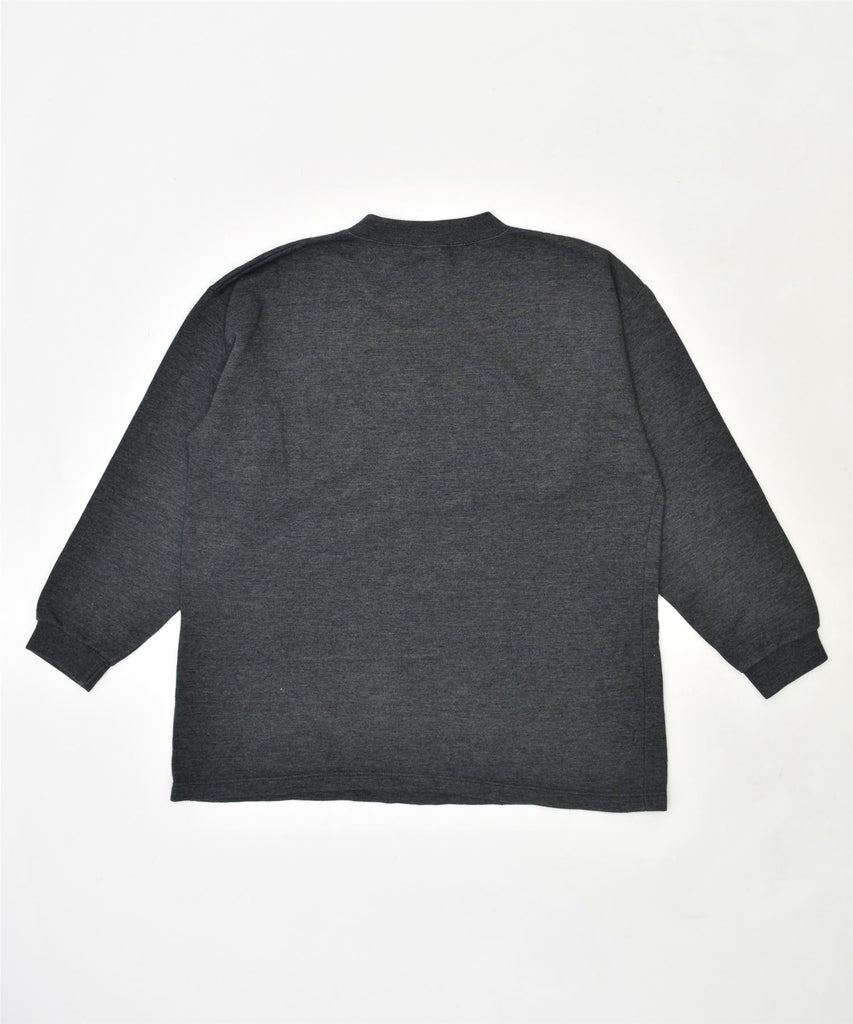 H.I.S Mens Sweatshirt Jumper Large Grey Cotton Vintage | Vintage | Thrift | Second-Hand | Used Clothing | Messina Hembry 