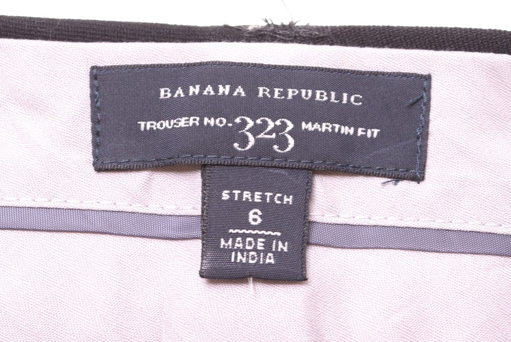 BANANA REPUBLIC Womens 323 Trousers US 6 W30 L28 Black Rayon | Vintage | Thrift | Second-Hand | Used Clothing | Messina Hembry 