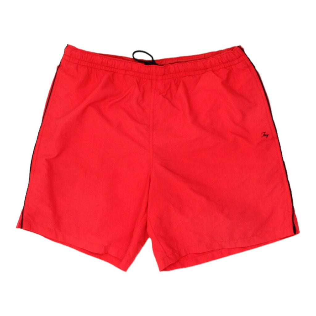 Fay Mens Red Swim Shorts | Vintage Designer Swimming Trunks Sportswear Swimwear | Vintage Messina Hembry | Thrift | Second-Hand Messina Hembry | Used Clothing | Messina Hembry 