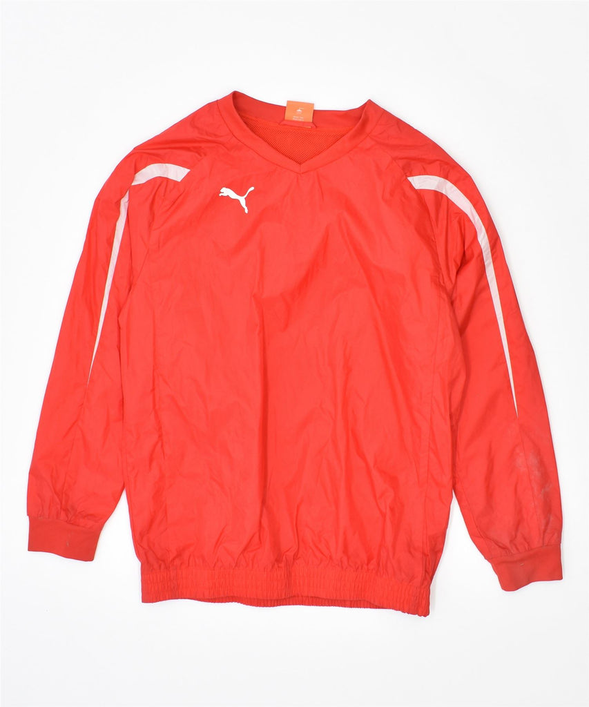 PUMA Boys Pullover Tracksuit Top Jacket 11-12 Years Red Polyester | Vintage | Thrift | Second-Hand | Used Clothing | Messina Hembry 