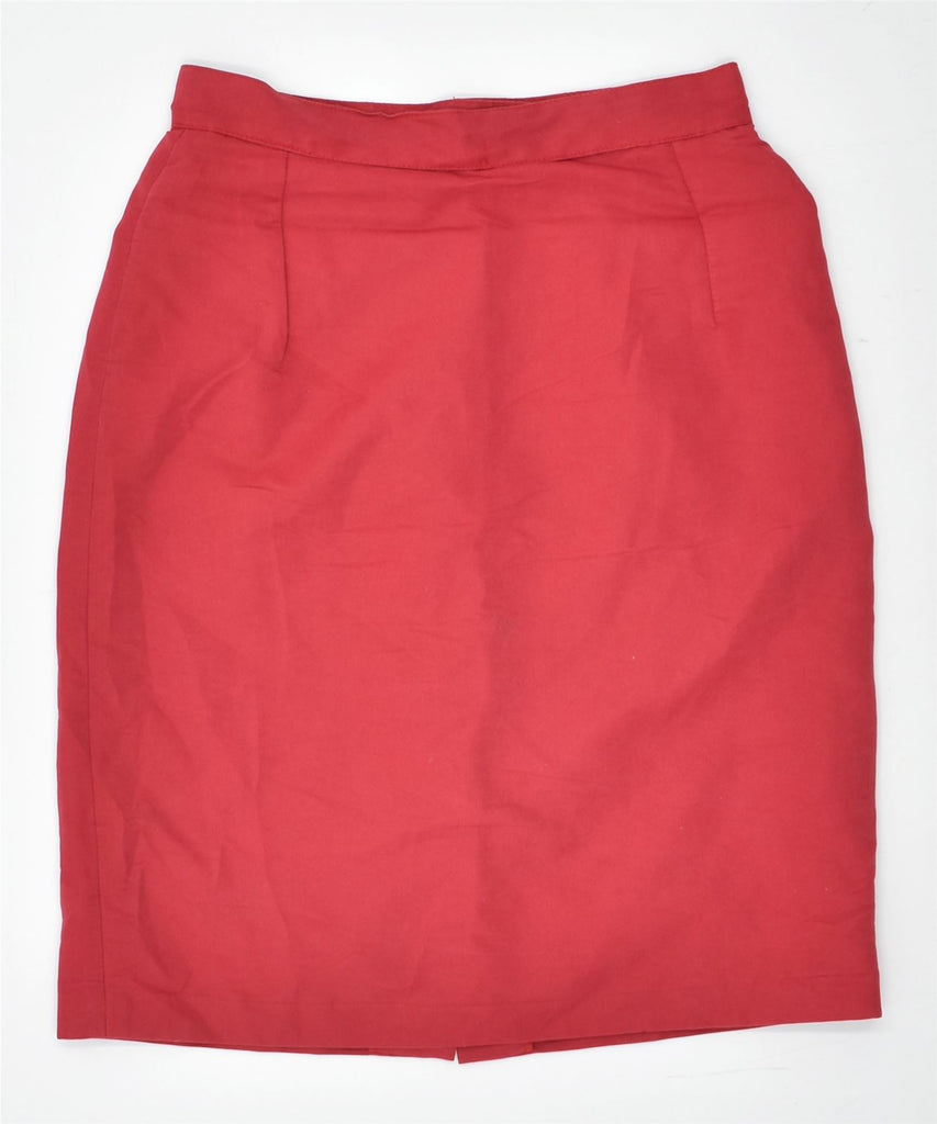 LOOK Womens Pencil Skirt W26 Small Red Vintage | Vintage | Thrift | Second-Hand | Used Clothing | Messina Hembry 