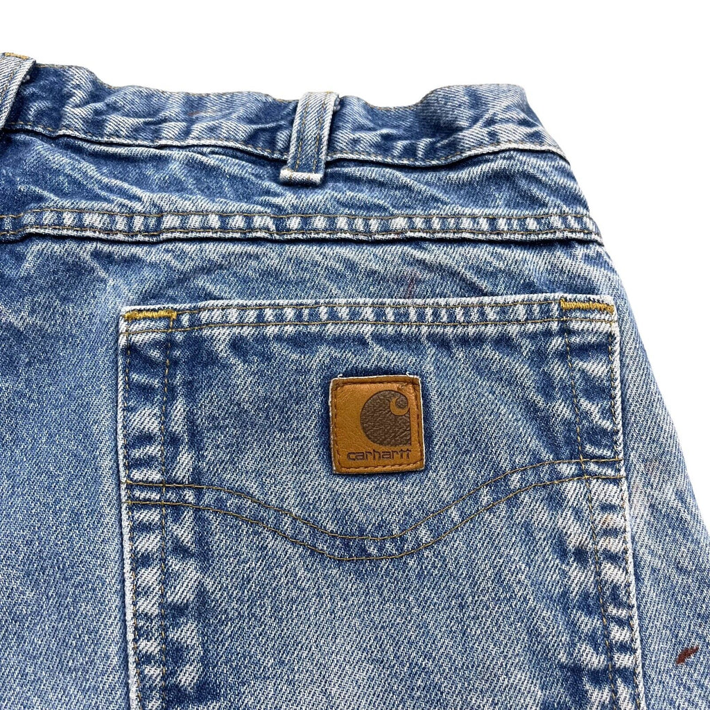 Carhartt Straight Leg Jeans | Vintage 90s Retro Designer Workwear Denim Trousers | Vintage Messina Hembry | Thrift | Second-Hand Messina Hembry | Used Clothing | Messina Hembry 