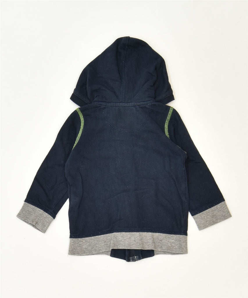 CHAMPION Girls Graphic Zip Hoodie Sweater 6-9 Months XS Navy Blue Sports | Vintage | Thrift | Second-Hand | Used Clothing | Messina Hembry 