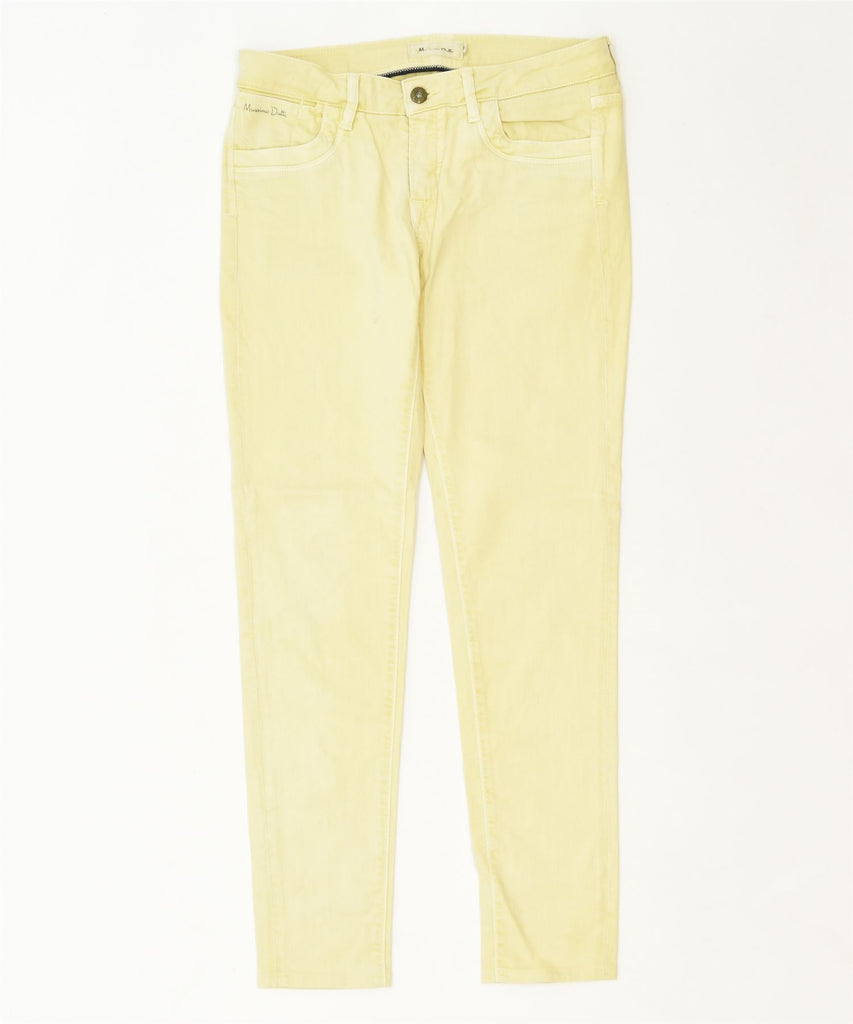 MASSIMO DUTTI Womens Skinny Jeans W28 L30 Yellow Classic | Vintage | Thrift | Second-Hand | Used Clothing | Messina Hembry 