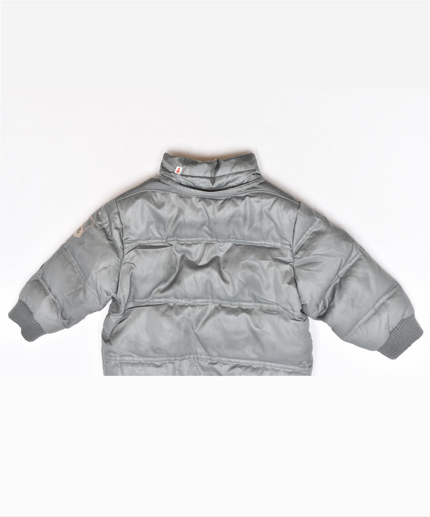 GEOX Boys Padded Jacket 9-12 Months Grey Polyester | Vintage | Thrift | Second-Hand | Used Clothing | Messina Hembry 