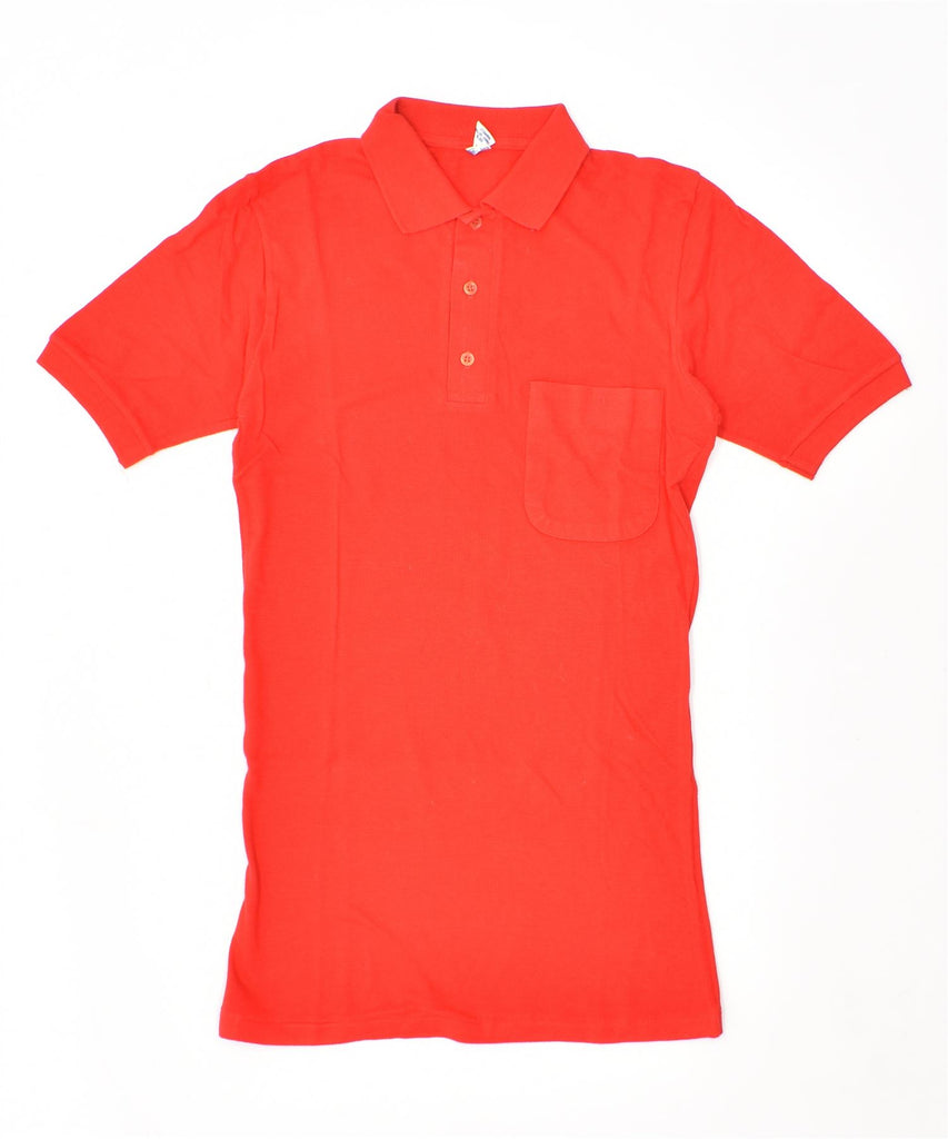 VINTAGE Mens Polo Shirt EU 44/46 Small Red Cotton | Vintage | Thrift | Second-Hand | Used Clothing | Messina Hembry 