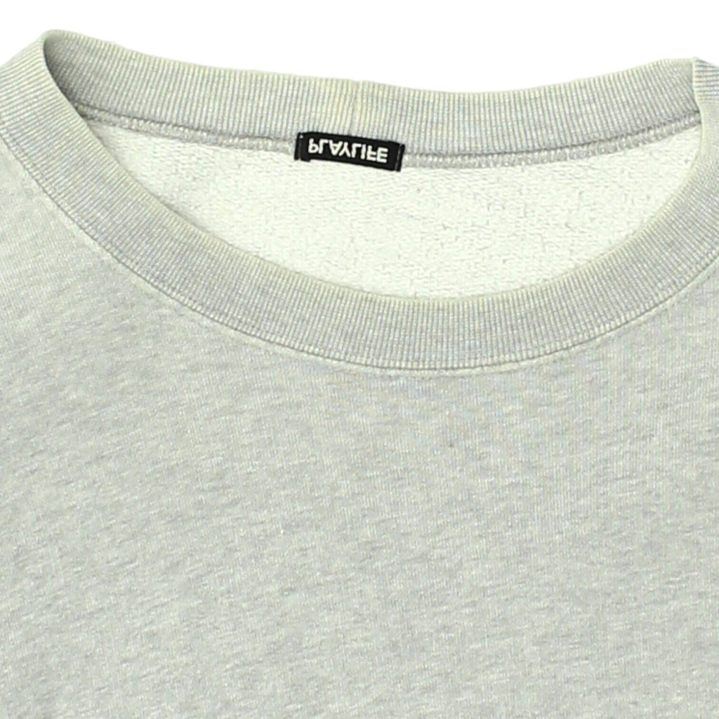 Playlife Mens Grey Logo Sweathirt | Vintage High End Luxury Designer Streetwear | Vintage Messina Hembry | Thrift | Second-Hand Messina Hembry | Used Clothing | Messina Hembry 