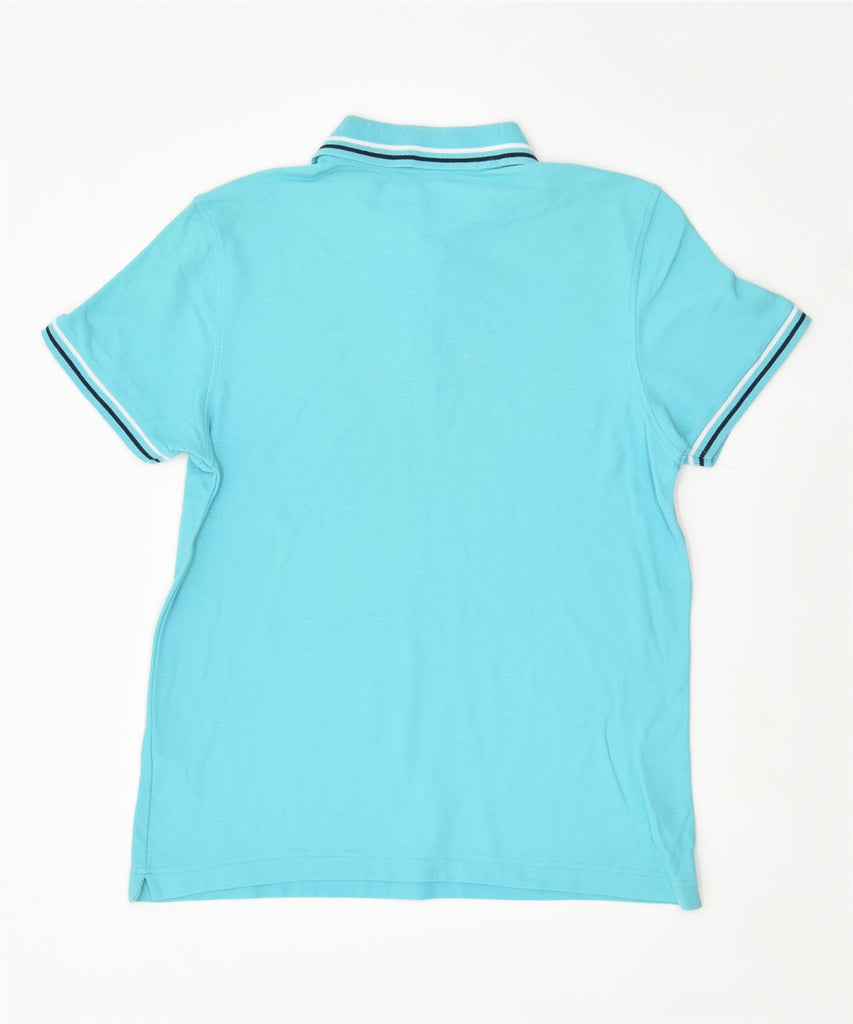 LOTTO Mens Polo Shirt Small Turquoise Cotton | Vintage | Thrift | Second-Hand | Used Clothing | Messina Hembry 