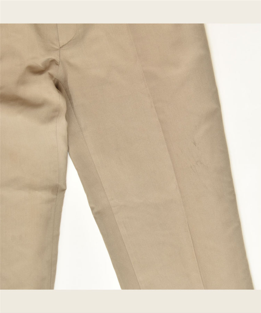 VINTAGE Womens Slim Suit Trousers IT 46 Large W32 L30 Khaki Classic | Vintage | Thrift | Second-Hand | Used Clothing | Messina Hembry 