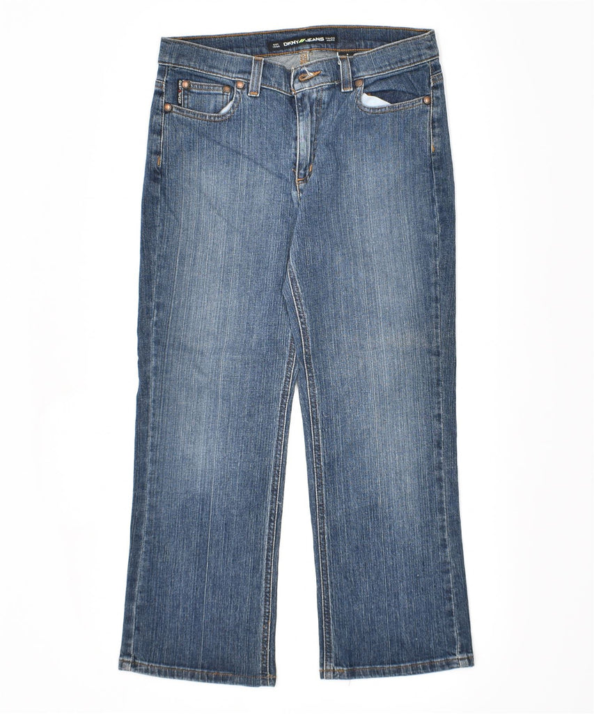 DKNY Womens Bootcut Jeans US 6 Medium W30 L24 Blue Cotton | Vintage | Thrift | Second-Hand | Used Clothing | Messina Hembry 