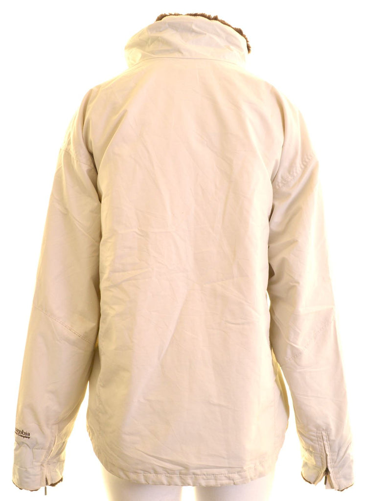 COLUMBIA Womens Windbreaker Jacket UK 18 XL White Nylon | Vintage | Thrift | Second-Hand | Used Clothing | Messina Hembry 