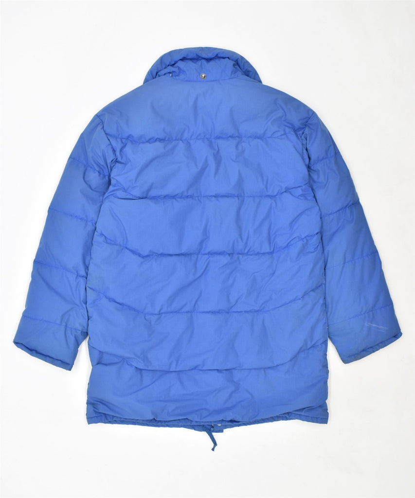 ELHO Mens Padded Jacket UK 38 Medium Blue Cotton Vintage | Vintage | Thrift | Second-Hand | Used Clothing | Messina Hembry 