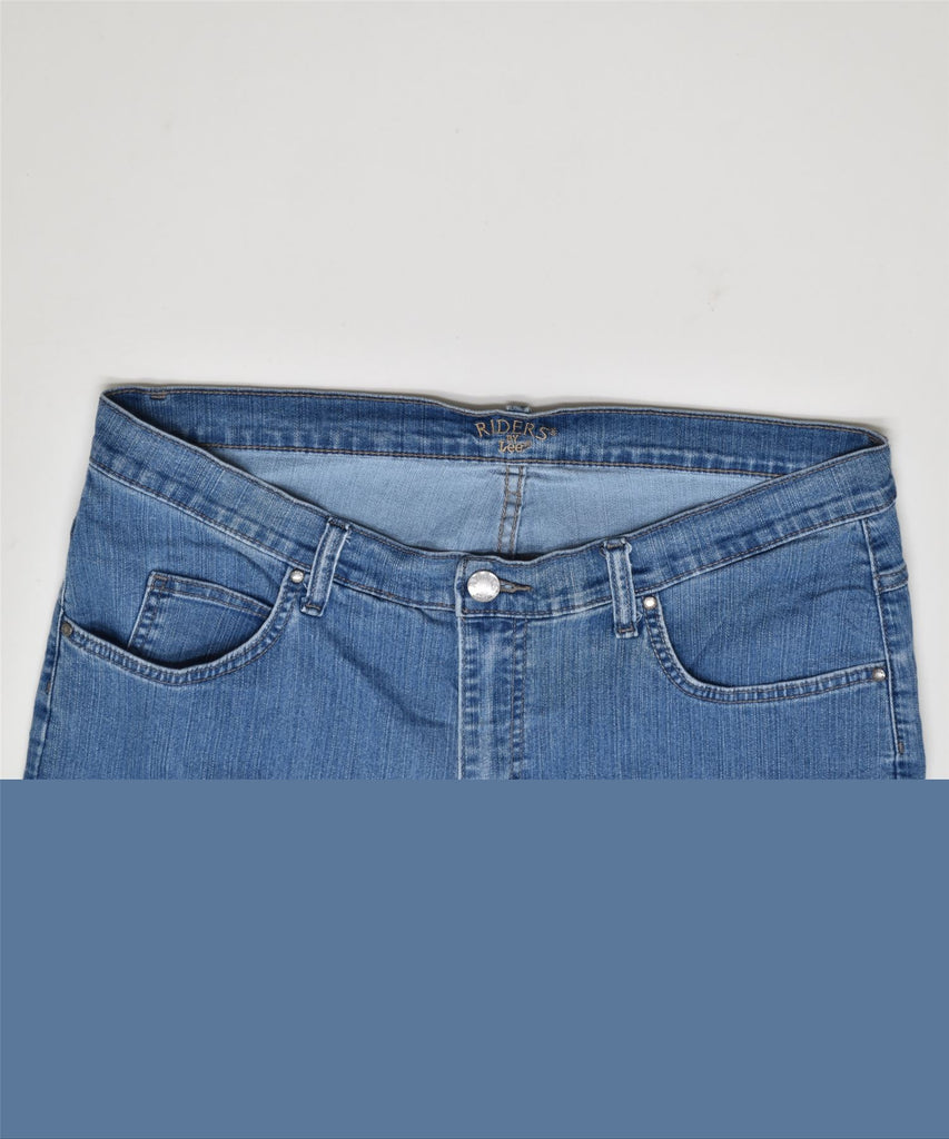 LEE Womens Riders Capri Jeans US 16 2XL W40 L20 Blue Cotton | Vintage | Thrift | Second-Hand | Used Clothing | Messina Hembry 