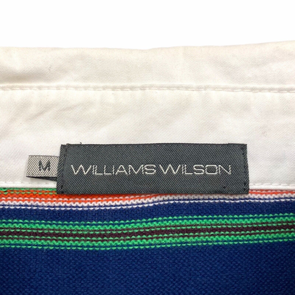 Williams Wilson Long Sleeve Striped Polo Shirt | Vintage High End Designer VTG | Vintage Messina Hembry | Thrift | Second-Hand Messina Hembry | Used Clothing | Messina Hembry 