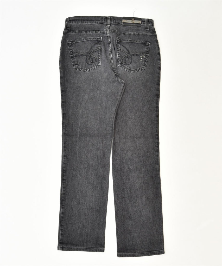 TRUSSARDI Womens Straight Jeans W30 L30 Grey Cotton Classic | Vintage | Thrift | Second-Hand | Used Clothing | Messina Hembry 