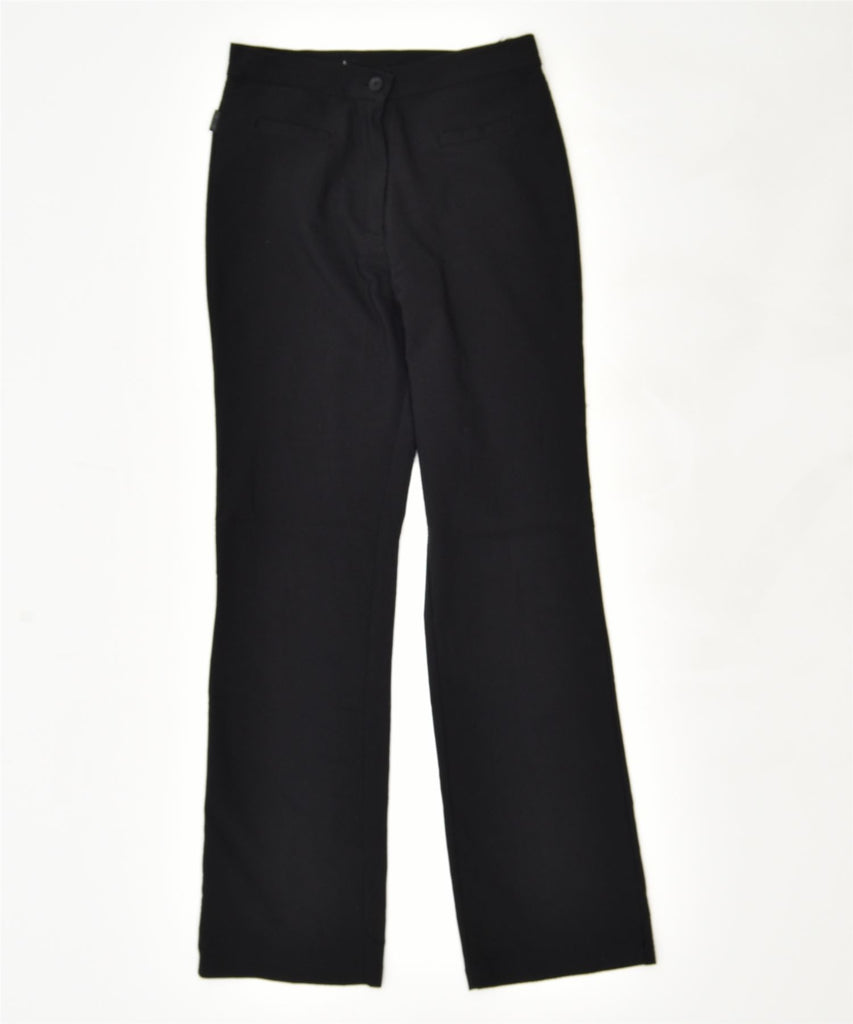 DALHAO LIU Womens Straight Suit Trousers IT 42 Medium W30 L30 Black Vintage | Vintage | Thrift | Second-Hand | Used Clothing | Messina Hembry 