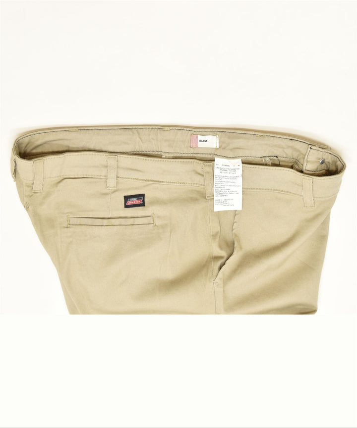 DICKIES Womens Bootcut Chino Trousers US 14 2XL W36 L27 Khaki Classic | Vintage | Thrift | Second-Hand | Used Clothing | Messina Hembry 
