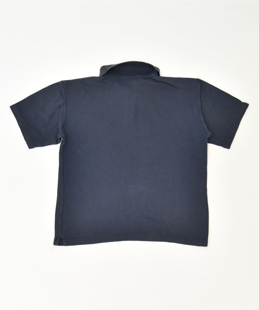 FILA Mens Polo Shirt IT 46 Small Navy Blue Cotton Classic | Vintage | Thrift | Second-Hand | Used Clothing | Messina Hembry 