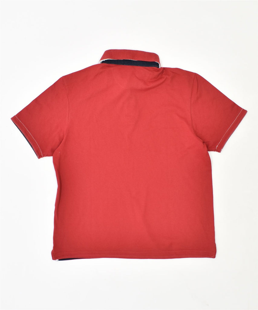 CHAMPION Mens Easy Fit Polo Shirt Medium Red Cotton | Vintage | Thrift | Second-Hand | Used Clothing | Messina Hembry 