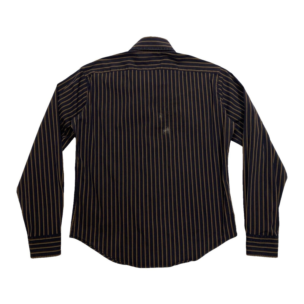 Etro Women's Button Down Striped Shirt | Vintage High End Designer Black VTG | Vintage Messina Hembry | Thrift | Second-Hand Messina Hembry | Used Clothing | Messina Hembry 