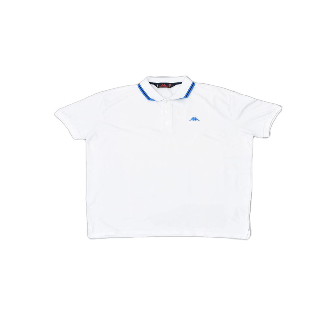 KAPPA Mens Polo Shirt XL White Cotton | Vintage | Thrift | Second-Hand | Used Clothing | Messina Hembry 