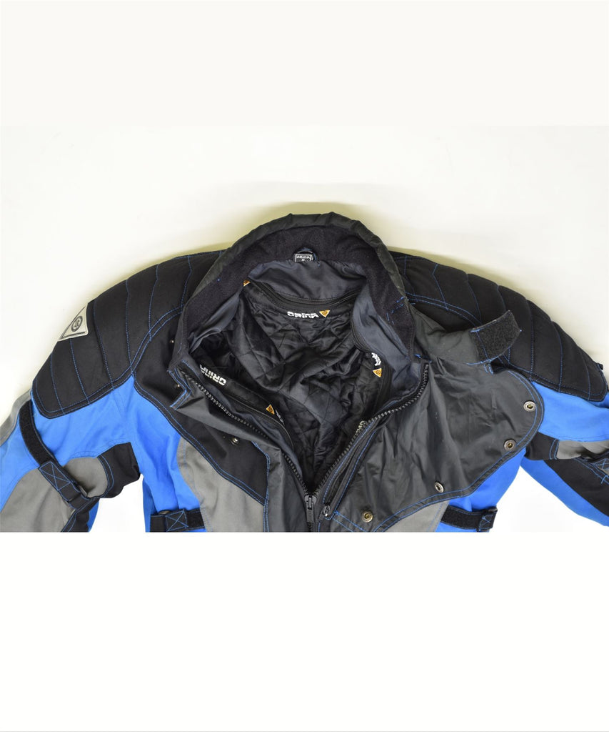 ORINA Mens Nibo Racer Jacket Small Multicoloured Nylon Motorcycle | Vintage | Thrift | Second-Hand | Used Clothing | Messina Hembry 