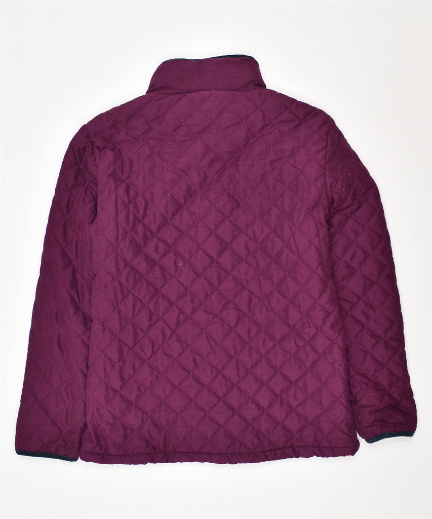 CREW CLOTHING Girls Quilted Jacket 10-11 Years Purple Polyester | Vintage | Thrift | Second-Hand | Used Clothing | Messina Hembry 