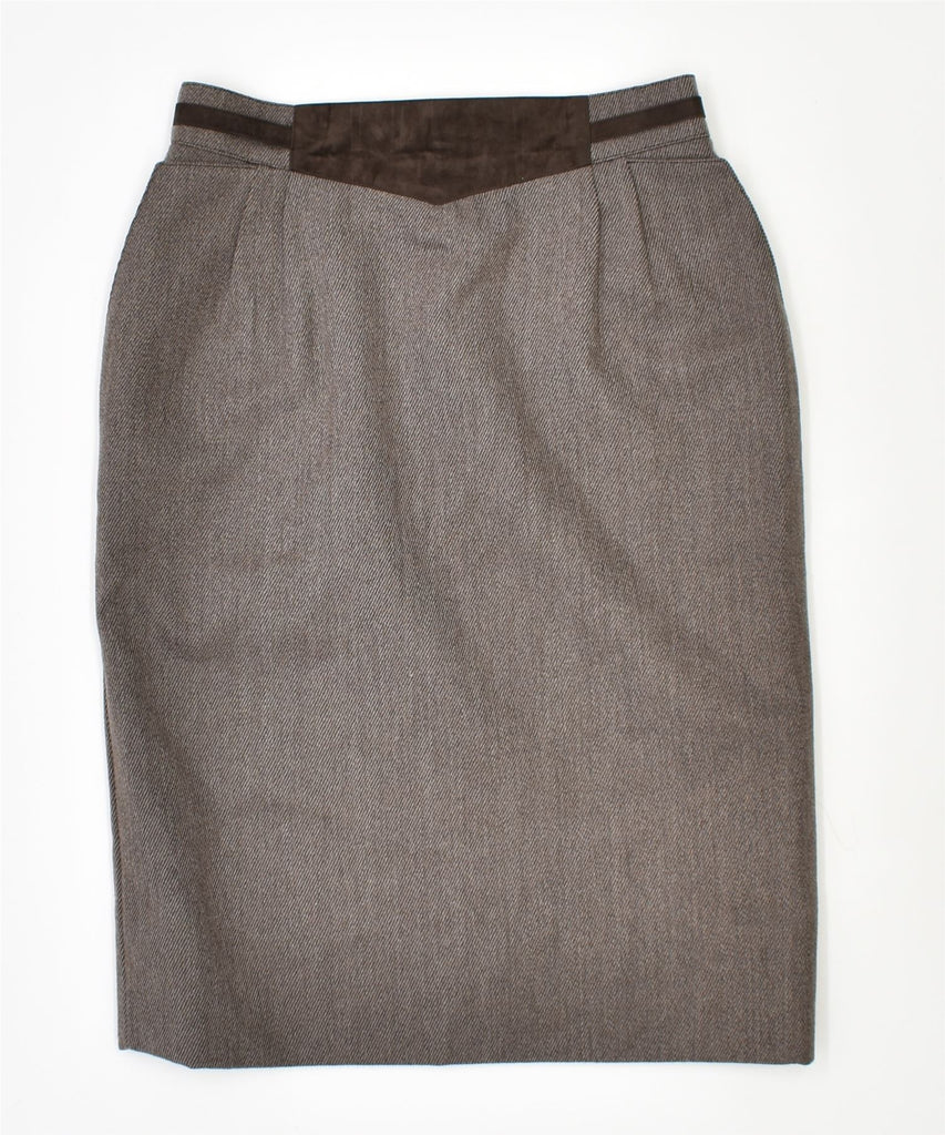 ROCKY SPORT Womens High Waist Pencil Skirt IT 44 Medium W26 Brown Vintage | Vintage | Thrift | Second-Hand | Used Clothing | Messina Hembry 