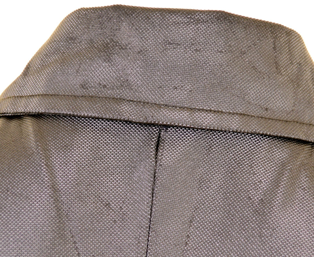 LE DE FENZI Womens Blazer Jacket Size 14 Medium Grey Vintage - Second Hand & Vintage Designer Clothing - Messina Hembry
