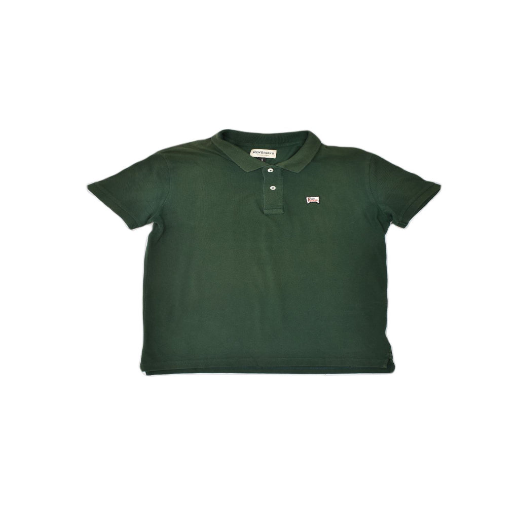 ROY ROGERS Mens Polo Shirt Small Green Cotton | Vintage | Thrift | Second-Hand | Used Clothing | Messina Hembry 