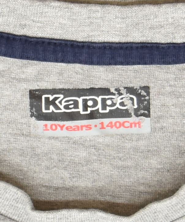 KAPPA Boys Vest Top 9-12 Months Grey Cotton | Vintage | Thrift | Second-Hand | Used Clothing | Messina Hembry 