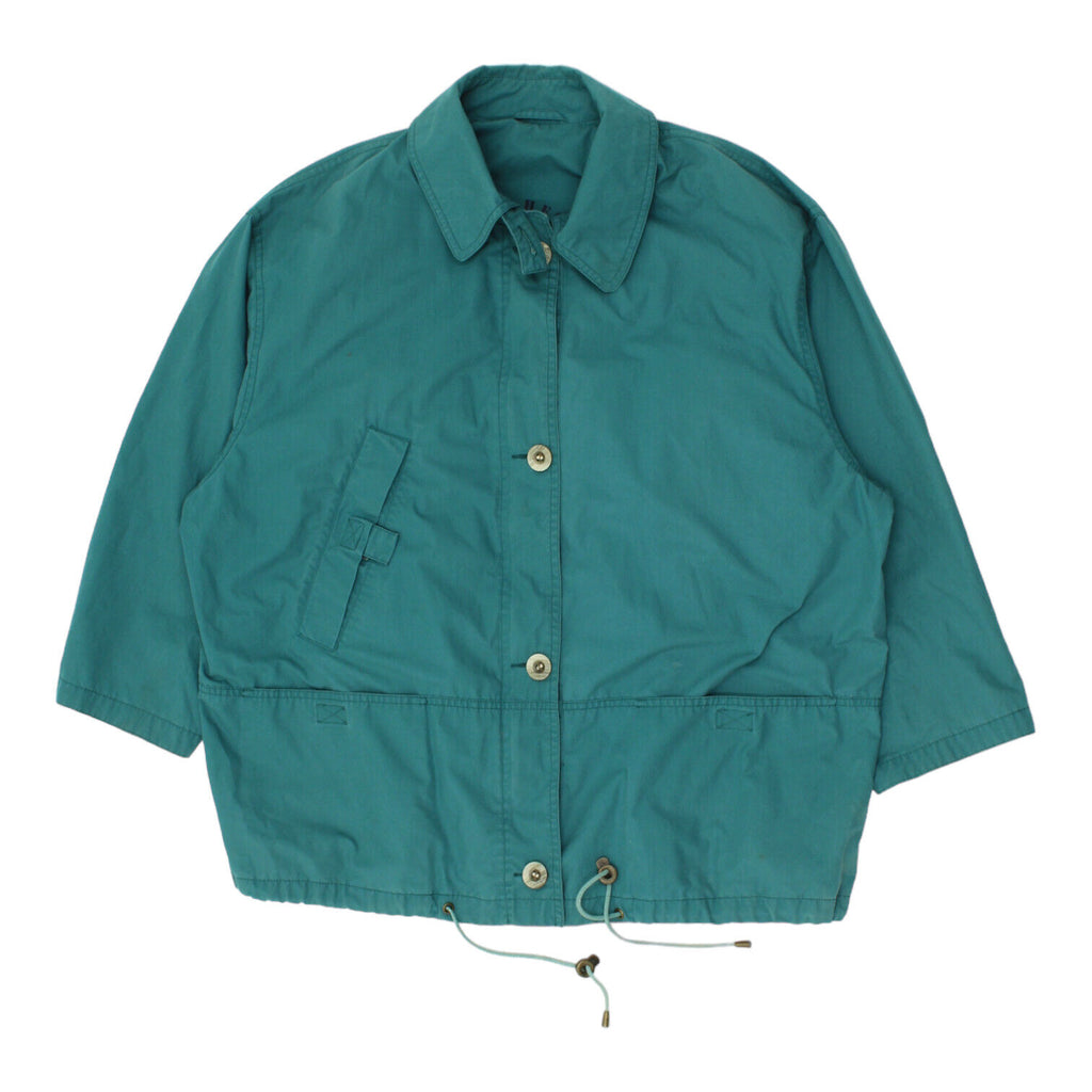 Daniel Hechter Womens Green Jacket | Vintage High End Designer Polycotton VTG | Vintage Messina Hembry | Thrift | Second-Hand Messina Hembry | Used Clothing | Messina Hembry 