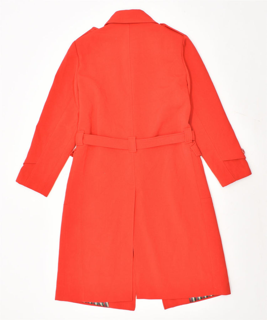 VINTAGE Womens Overcoat UK 14 Medium Red | Vintage | Thrift | Second-Hand | Used Clothing | Messina Hembry 