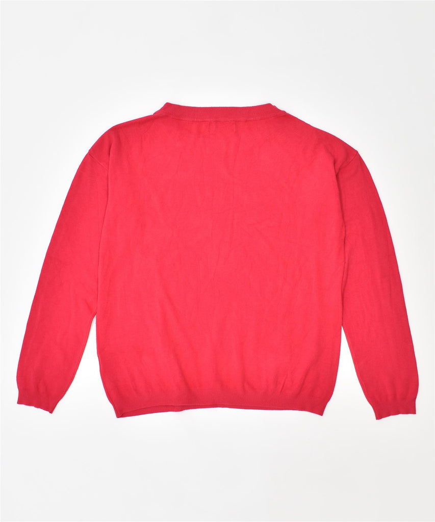 DACK'S Womens Crew Neck Jumper Sweater UK 18 XL Pink Viscose Vintage | Vintage | Thrift | Second-Hand | Used Clothing | Messina Hembry 