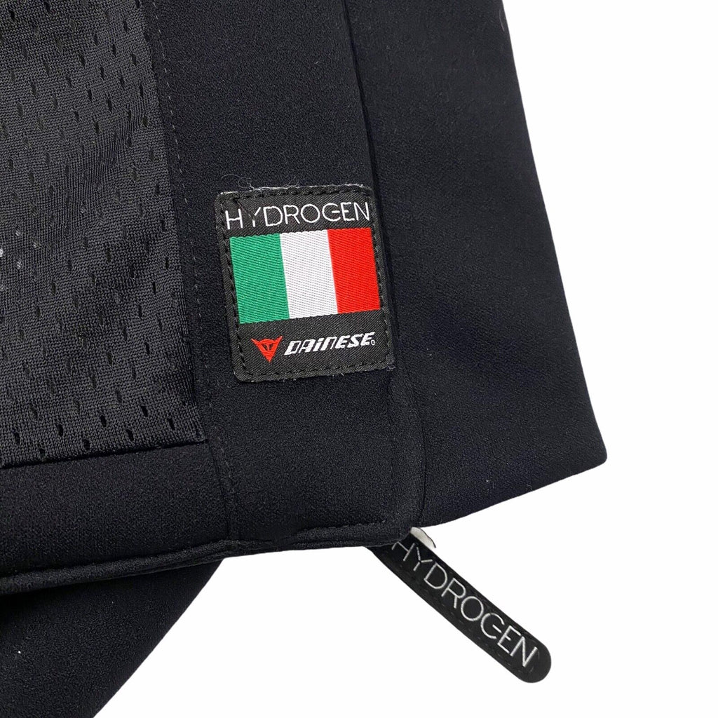 Dainese Hydrogen Women's Polyester Motorcycle Jacket | Designer Biker Black | Vintage Messina Hembry | Thrift | Second-Hand Messina Hembry | Used Clothing | Messina Hembry 