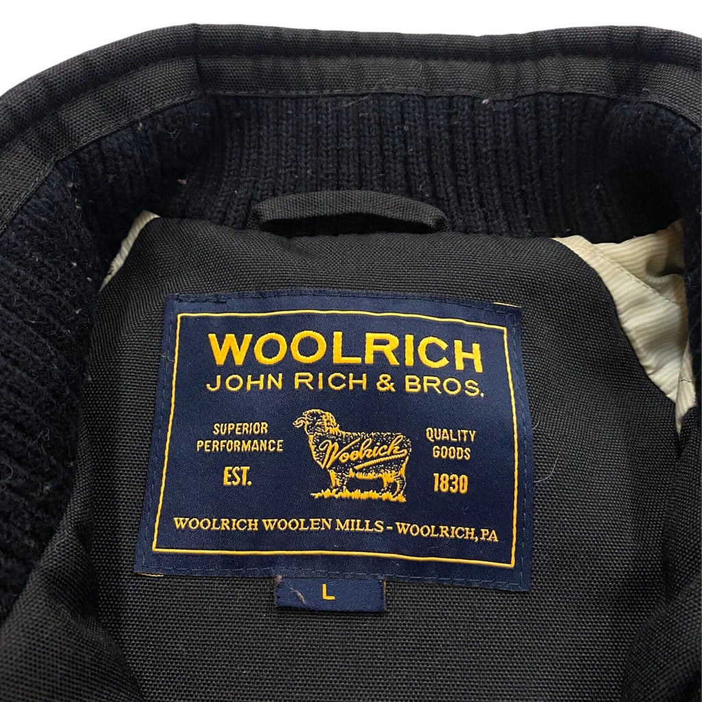 Woolrich Women's Quilted Thermolite Jacket | Vintage Designer Black Large VTG | Vintage Messina Hembry | Thrift | Second-Hand Messina Hembry | Used Clothing | Messina Hembry 