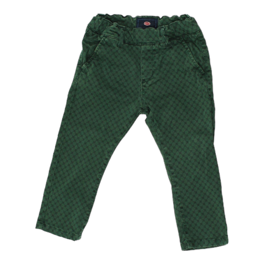 Bugatti Kids Stretchy Green Trousers | Vintage Luxury High End Designer Jeans | Vintage Messina Hembry | Thrift | Second-Hand Messina Hembry | Used Clothing | Messina Hembry 