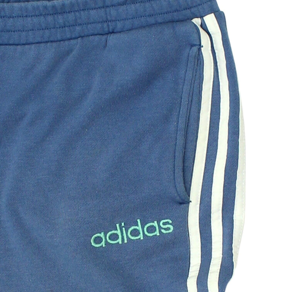 Adidas Mens Blue Tracksuit Bottoms | Vintage 90s Sports Joggers Sweat Pants VTG | Vintage Messina Hembry | Thrift | Second-Hand Messina Hembry | Used Clothing | Messina Hembry 