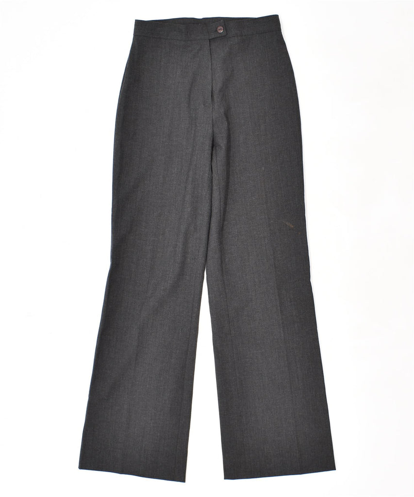 LA MODISTA Womens Stirrup Suit Trousers IT 42 Medium W28 L31 Grey | Vintage | Thrift | Second-Hand | Used Clothing | Messina Hembry 