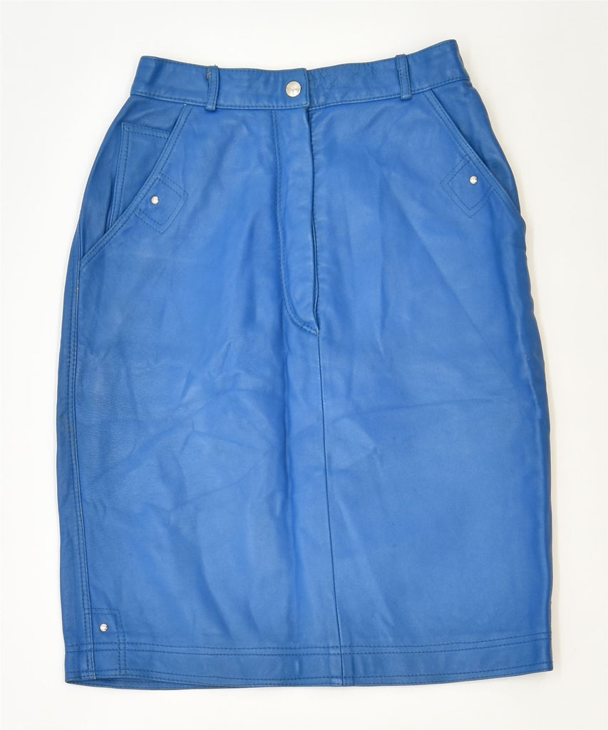 MALGARI Womens Pencil Skirt IT 40 Small W24 Blue Classic Vintage | Vintage | Thrift | Second-Hand | Used Clothing | Messina Hembry 