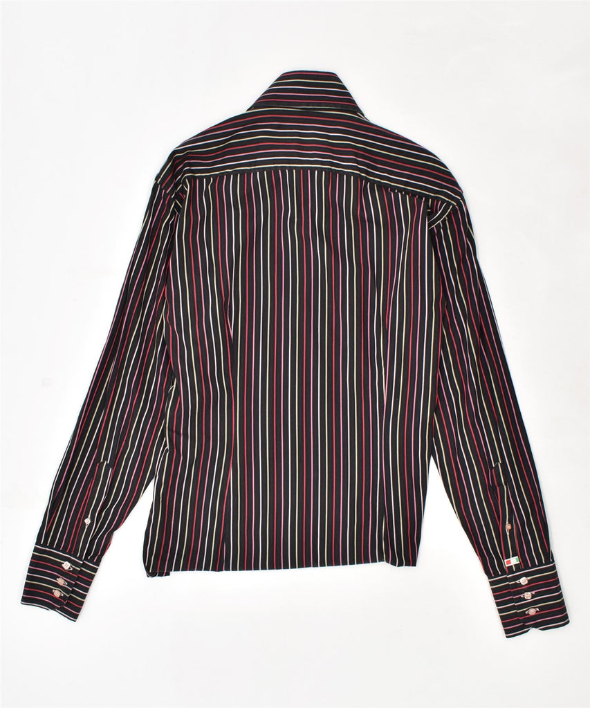 CLASS Mens Shirt Size 41 16 Large Multicoloured Striped Cotton | Vintage | Thrift | Second-Hand | Used Clothing | Messina Hembry 