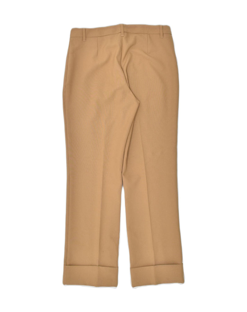 BENETTON Womens Straight Casual Trousers IT 42 Medium W28 L28 Beige | Vintage | Thrift | Second-Hand | Used Clothing | Messina Hembry 